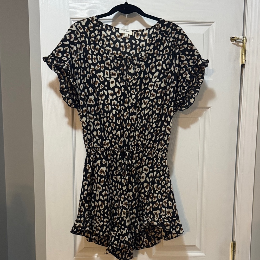 Umgee Animal Print Romper